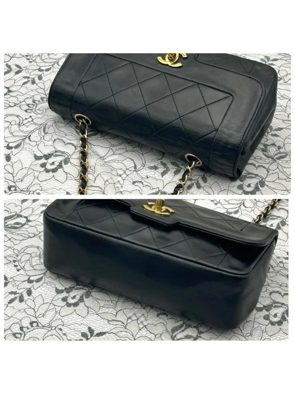 Chanel Quilted Diana Shoulder Bag
